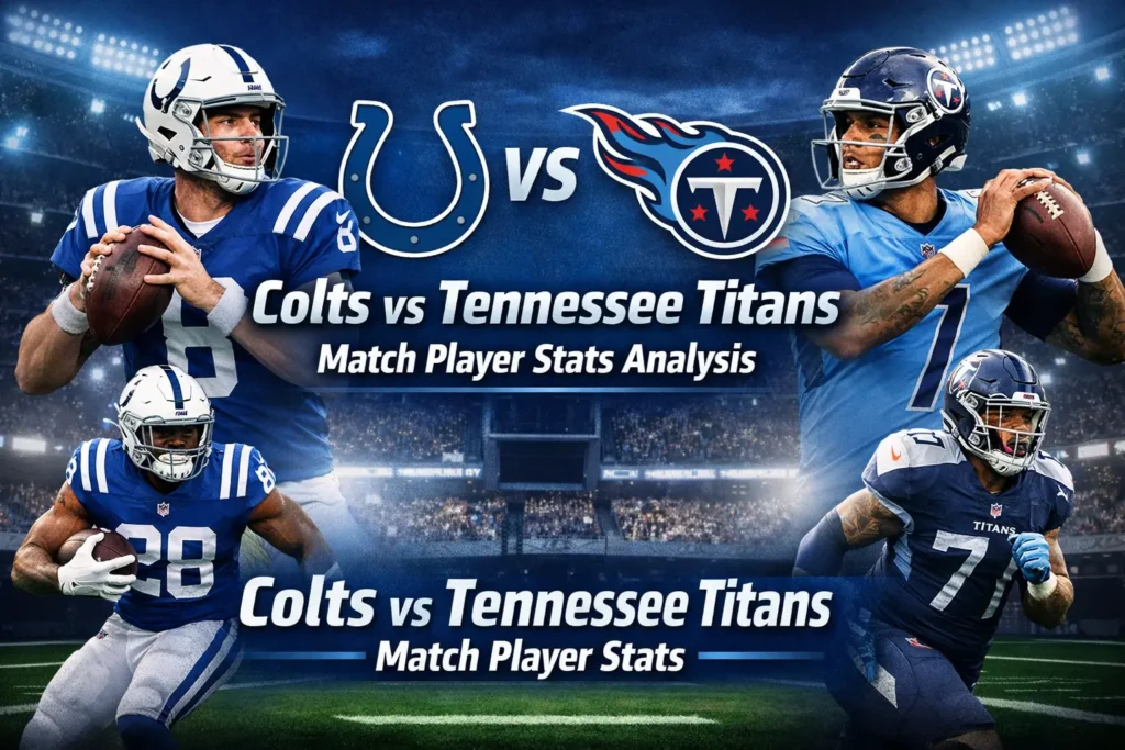 colts vs tennessee titans match player stats