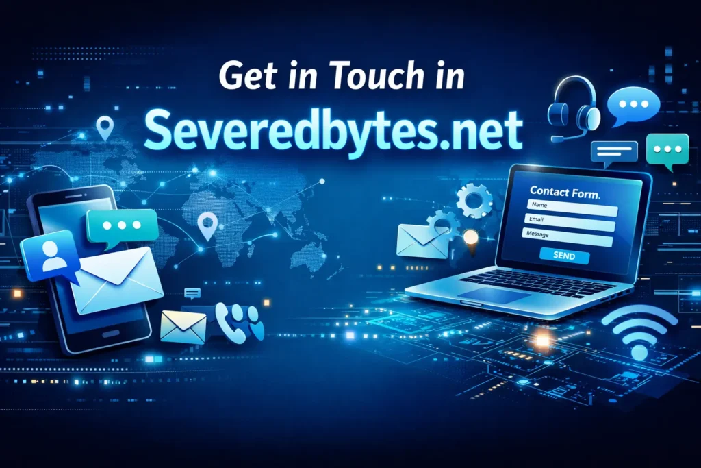 get in touch in severedbytes.net