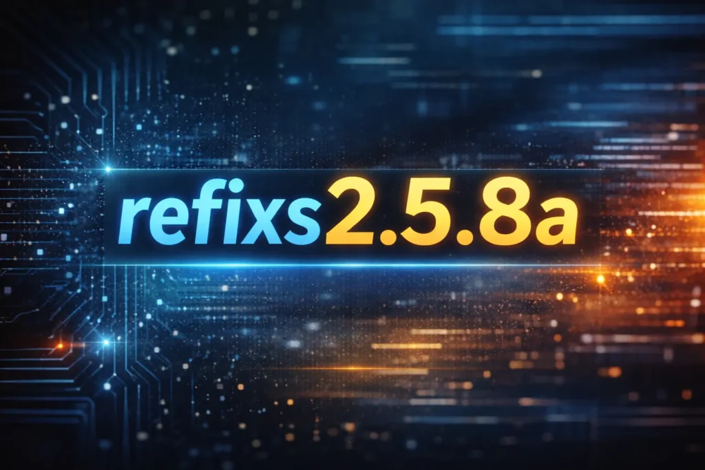 Understanding refixs2.5.8a: What It Is and Why It Matters refixs2.5.8a