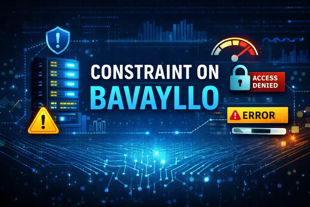 constraint on bavayllo