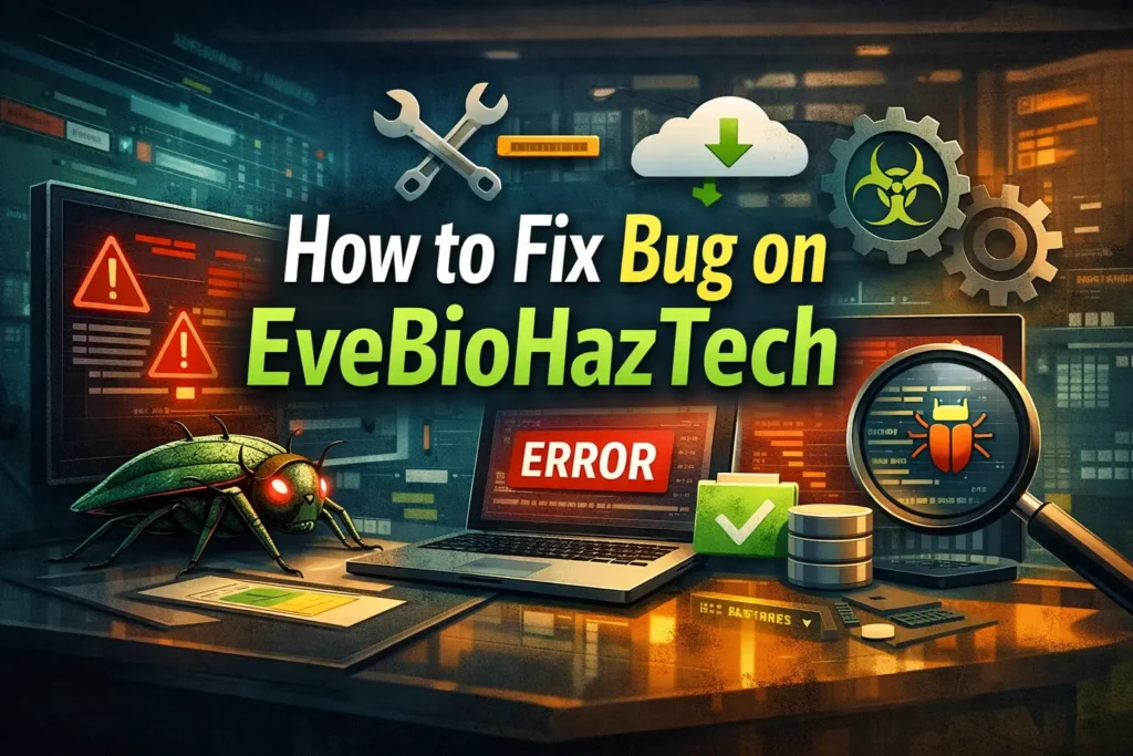 how to fix bug on evebiohaztech